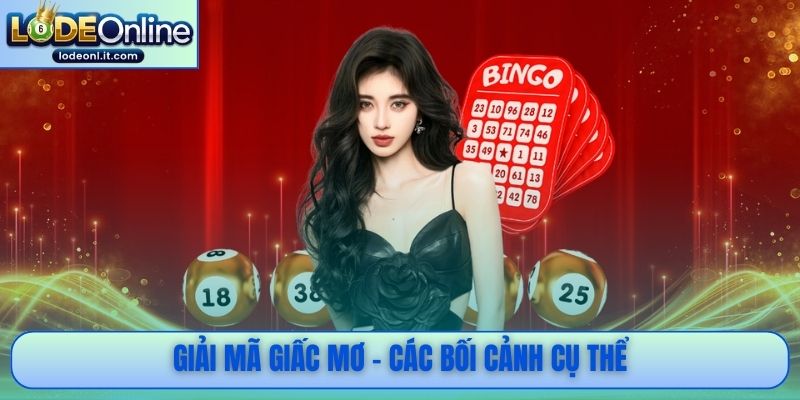 Giải mã giấc mơ - Các bối cảnh cụ thể